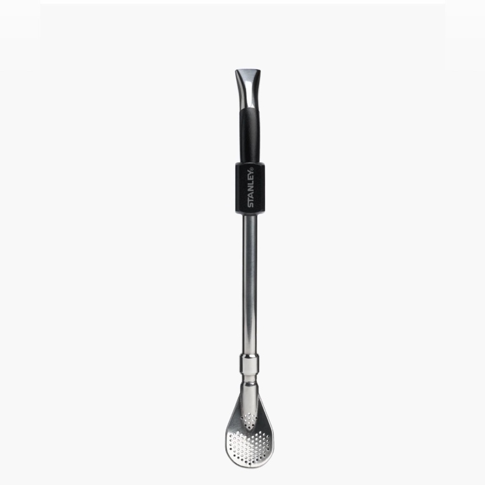 Stanley Classic Yerba Mate Stainless Steel Black Bombilla Flow Straw Brand New